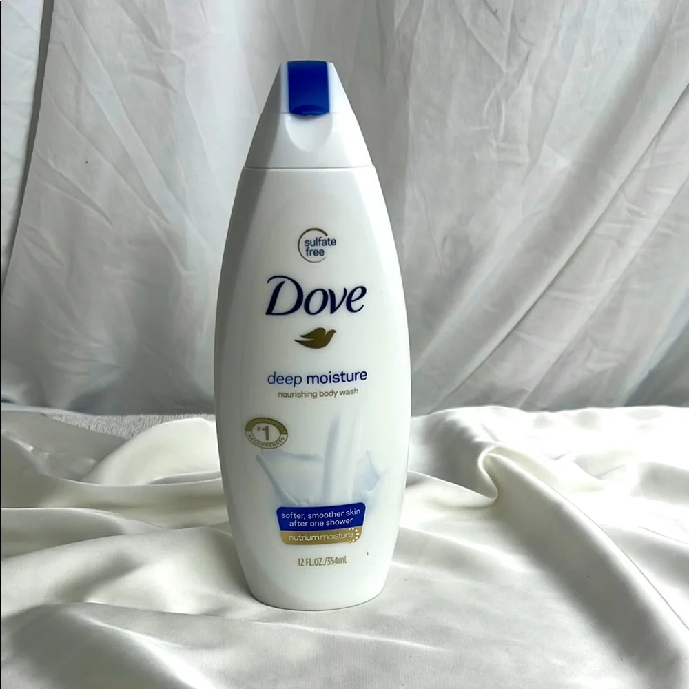 Dove Deep Moisture Nourishing Body Wash Softer Smoother Skin 12‎ Fl Oz